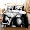 Skull Printing Duvet Cover Teens Bedroom Set Fashion Bedding Set Comforter Cover