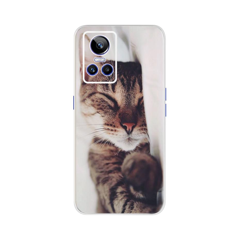 For Realme GT Neo3 Case Cover For Realme GT Neo 3 150W Bumper Soft Lovely Cat Wolf Silicone Phone Funda For Realme GT Neo3 Coque