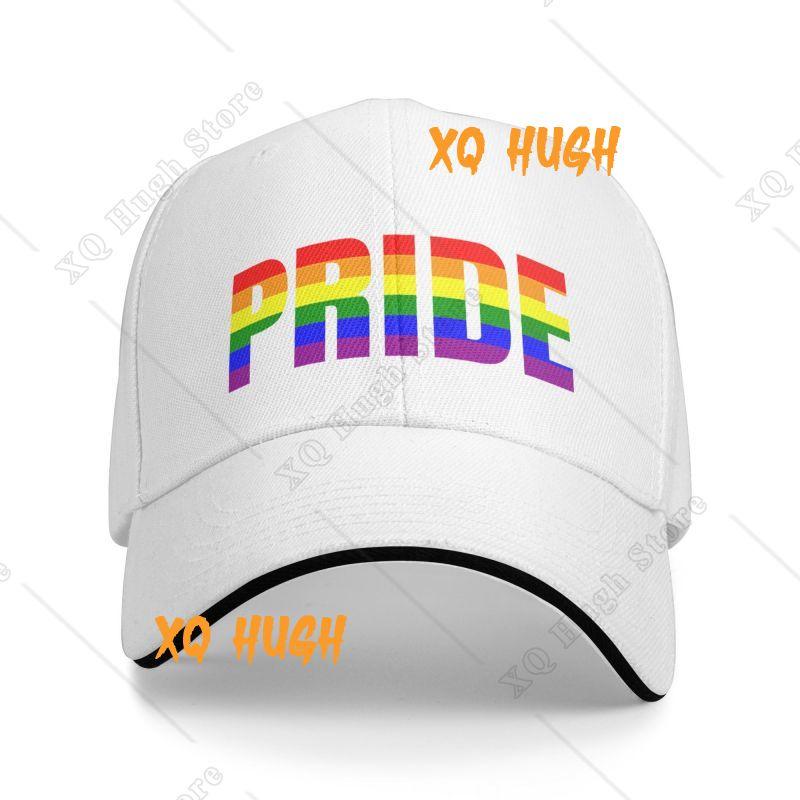 Personalisierte Gay Pride Baseballkappe Outdoor Herren Damen Verstellbar Regenbogen LGBT Papa Hut Herbst