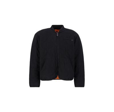 Alpha Industries Quilted Liner Wool Bomber Jacket Outdoor Jacket