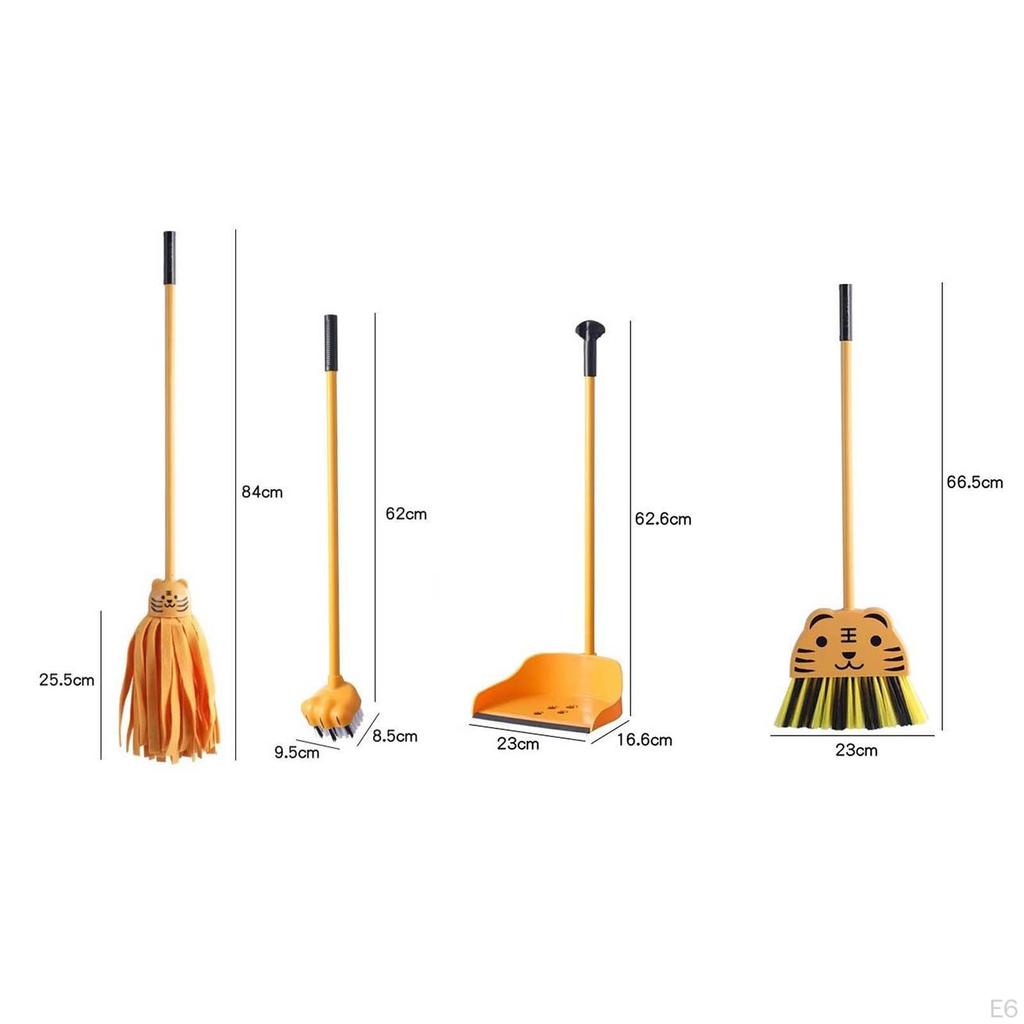 Children's Cleaning Tools Set with Mini Broom And Dustpan for Home
