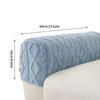Luxurious Plush Sofa Arm Cover For Comfort And Warmth Furniture Protector Machine Washable Fuzzy Armrest Slipcover
