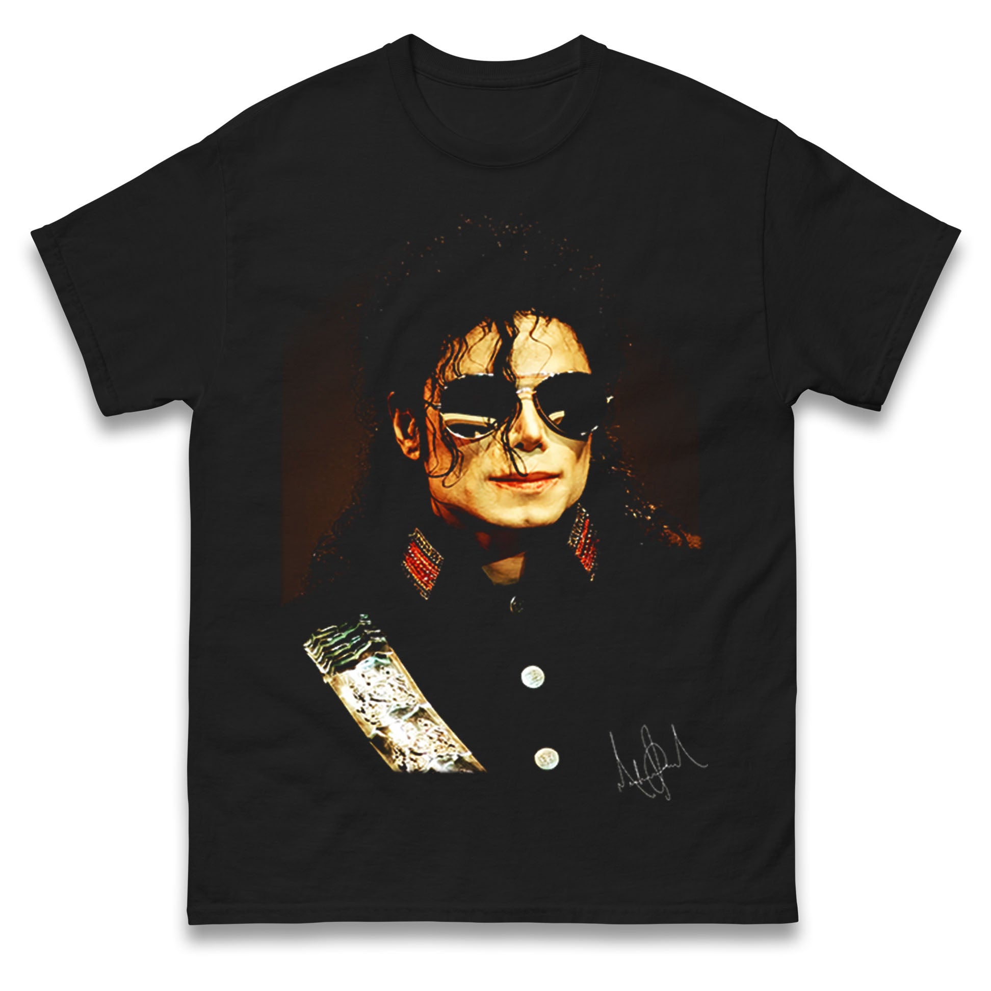Michael Jackson Bad Signature T Shirt Tshirt Mens Womens Unisex Tops Tees M