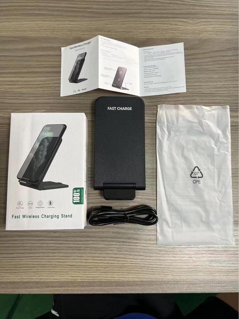 Rychlé bezdrátové skládací stolní pouzdro pro univerzální mobilní telefony