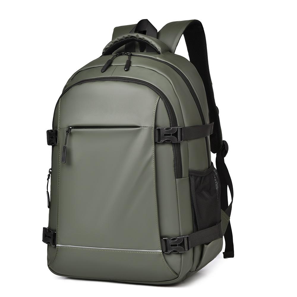 Rucksack High-End Business Rucksack für Herren Großes Fassungsvermögen Leder Pendeln Computertasche Reise Outdoor