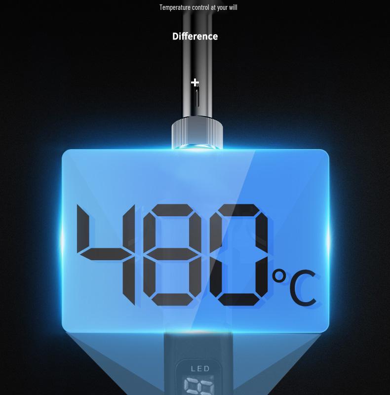 Digital Display Adjustable-Temperature High Power Soldering Iron Set