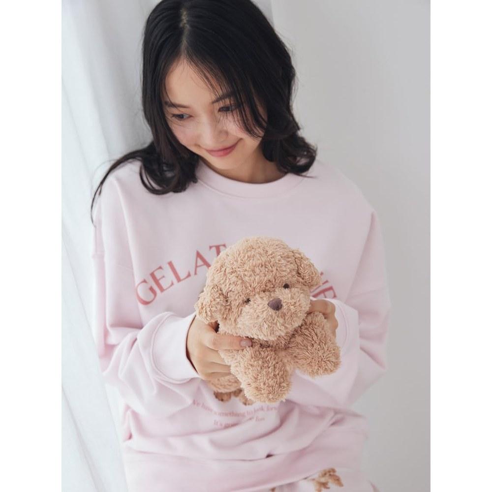 Gelato Pique Strolling Dog Plush PWGG264575 Ladies BRW F
