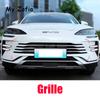 For BYD Seal U Sealion 6 Song Plus 2024 2025 Accessories Front Logo Grille Bumper Emblem Decal Black Logo Refit Sticker