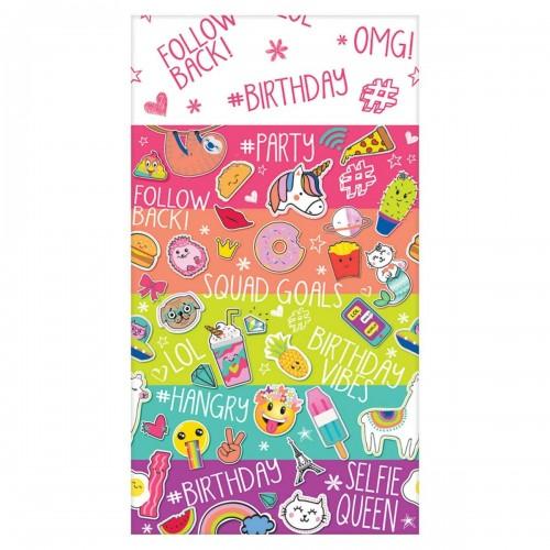 Amscan Selfie Celebration Paper Party Table Cover