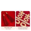 Red Wedding Table Runner & TV Cabinet Cover Set - Bridal Room Decoration & Dining Tablecloth