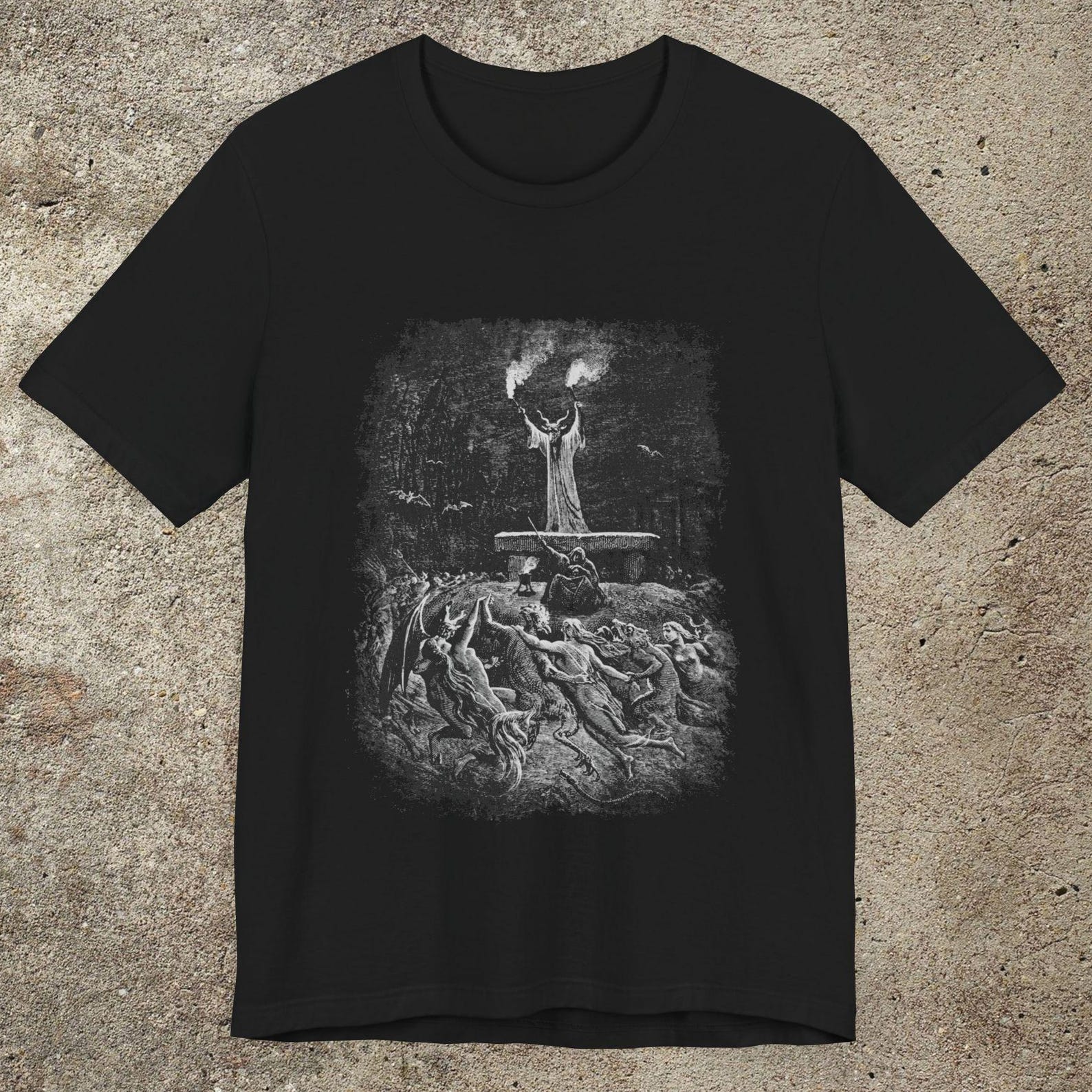 The Dance of Witches Sabbath Graphic Tee, Occult Unisex T-Shirt S