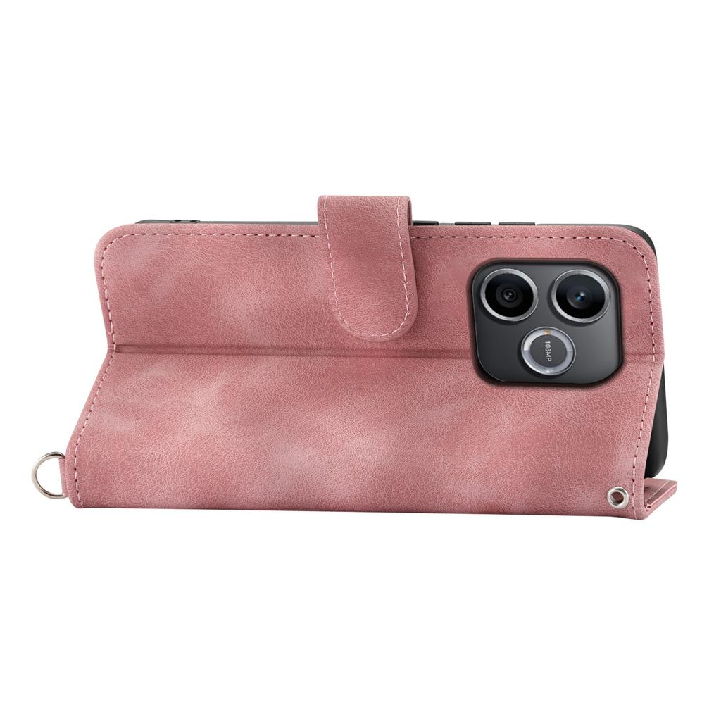 Etui do Honor 600 Lite 5G 3D Kreatywny Wzór Pokrowiec z PU Skóry z Podstawką