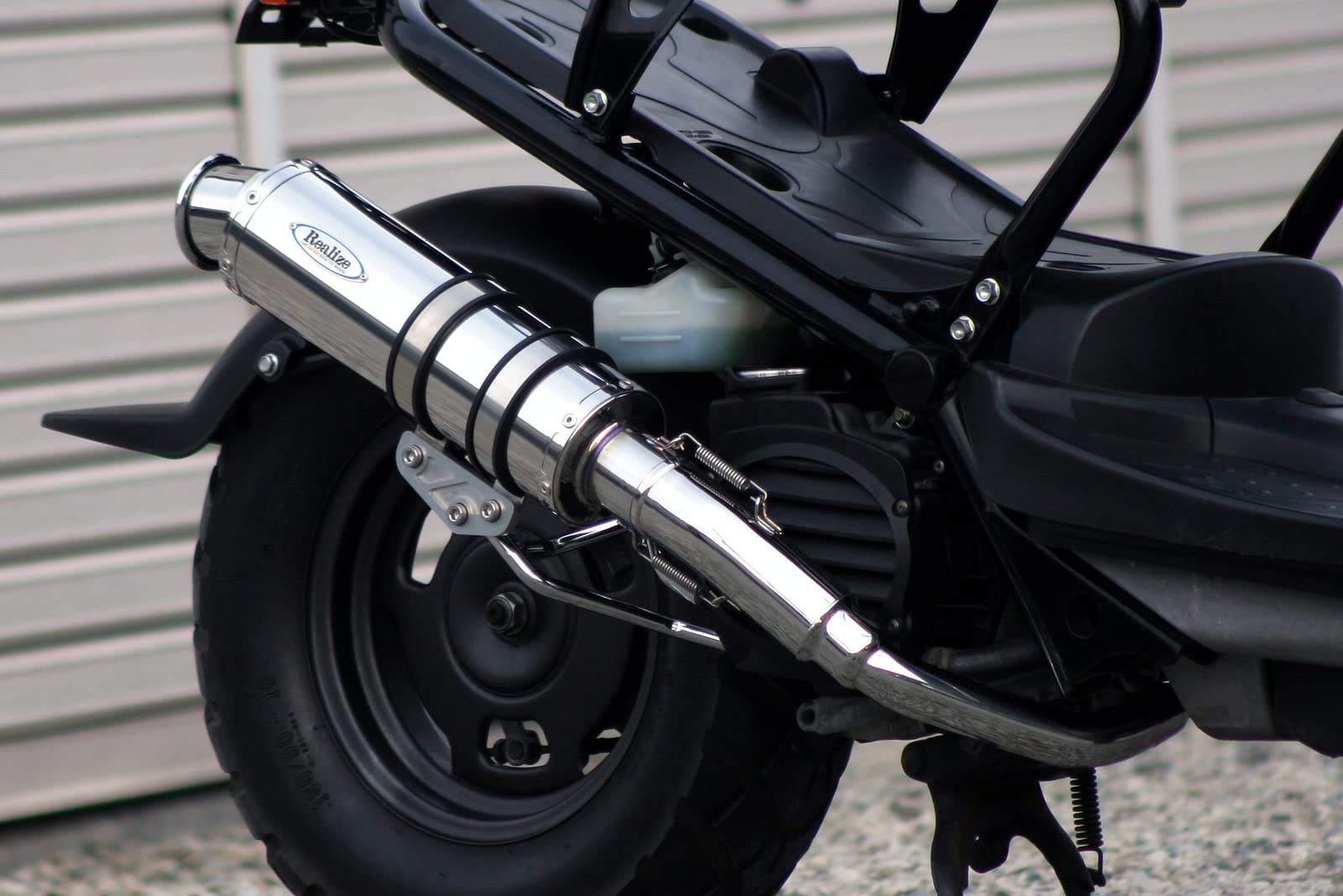 

Realize Exhaust System for Honda Zoomer Stainless Full Exhaust Full Exhaust Custom Instructions Part (JBH-AF58, BA-AF58) (2001-2012 Models) - Silver,