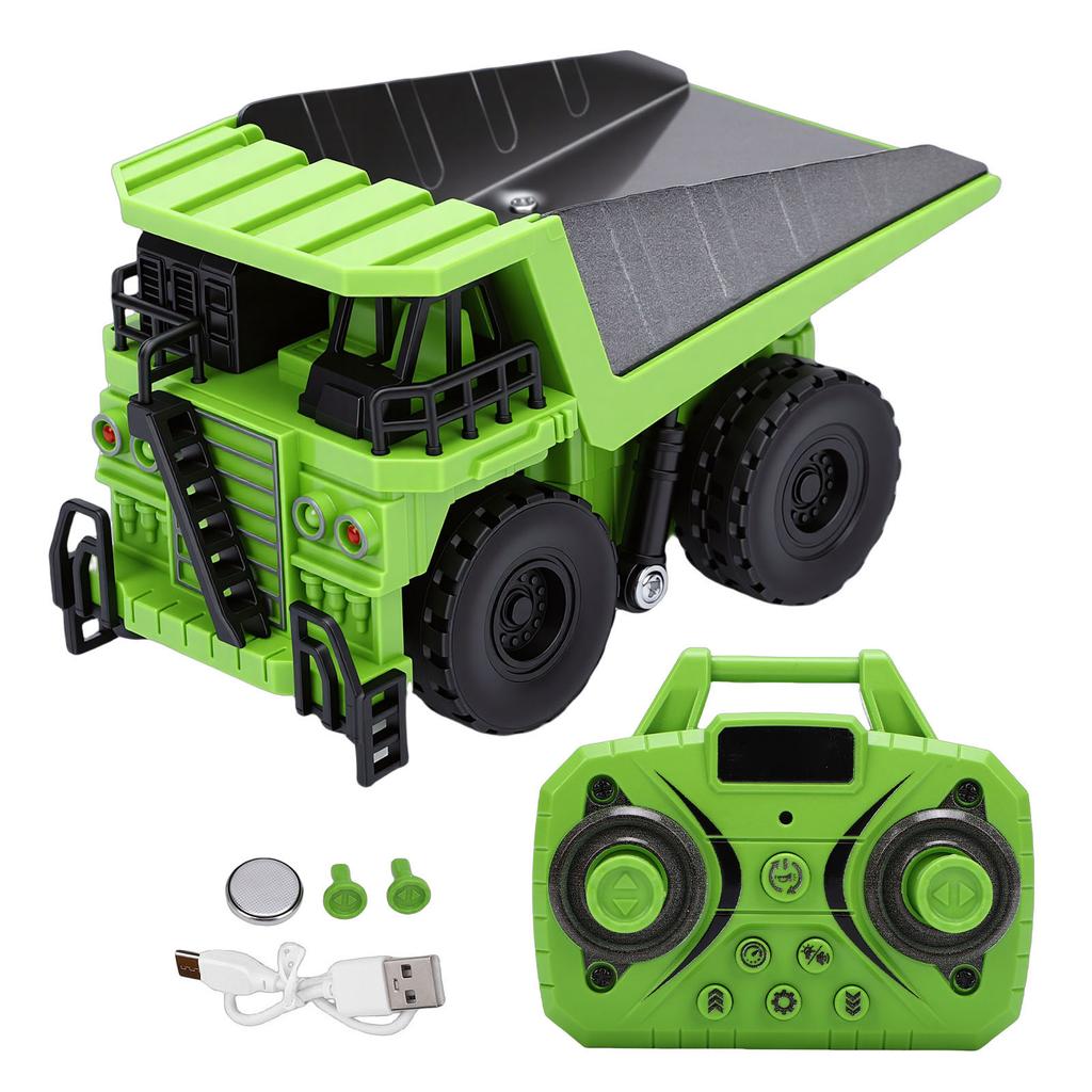 1 64 RC Dump Truck Toy Mini Bluetooth App Control Desktop Model Engineer Truck 2.4GHz Remote Control Construction