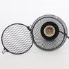 Ceramic Heat Emitter Pet Heating Lampshade Iron Mesh Dome E27 Bulb Holder Reptile Heat Lampshade Double Cage