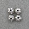 Thai Handmade Sterling Silver Patchwork Round Beads Bracelet - Retro Style DIY Jewelry Accessory