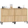 Maison Exclusive - Buffets 2 pcs chêne sonoma 60x35x70 cm bois d'ingénierie