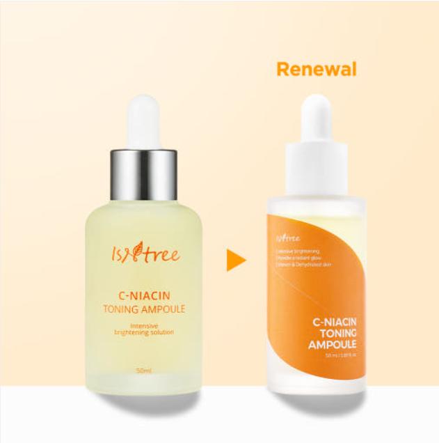Isntree C-Niacin Toning Ampoule 50ml – Brightening & Revitalizing Serum