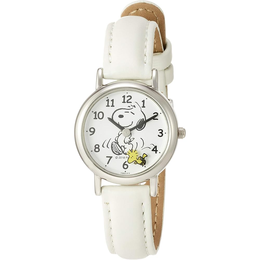 Citizen Q&Q Peanuts Snoopy Women s Watch White
