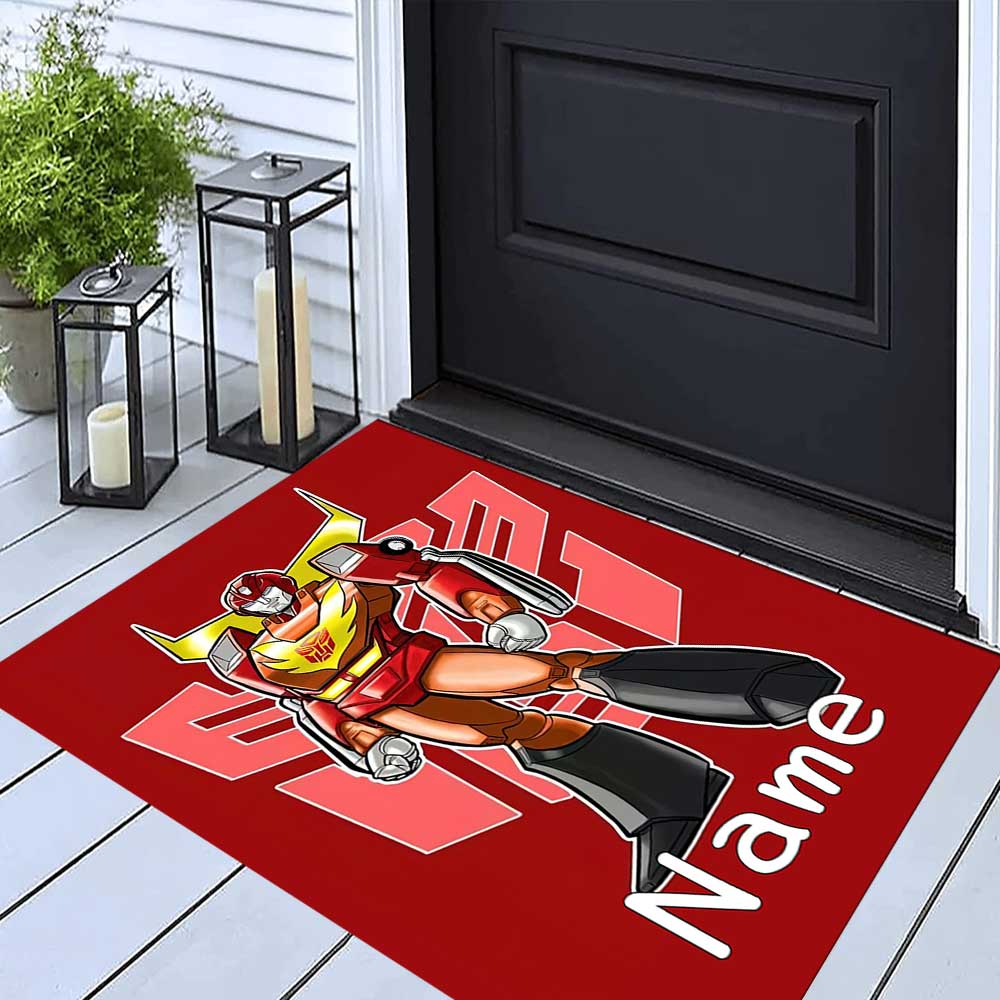 Love Transformers (16) Customize your name rug, office chair cushion, home bedroom living room gift.