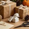 Decorative Holiday Figures 3D Printed Christmas Gift Box Ghost Figurine Ornaments Cute Cartoon Creative Gifts Halloween Pumpkin Desktop Decoration