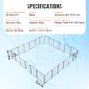 Pool Fence, 4 X 72 FT Pool Fences for Inground Pools, Removable Child Safety Pool Fencing, Easy DIY Installation Swimming Pool Fence, 340gms Teslin