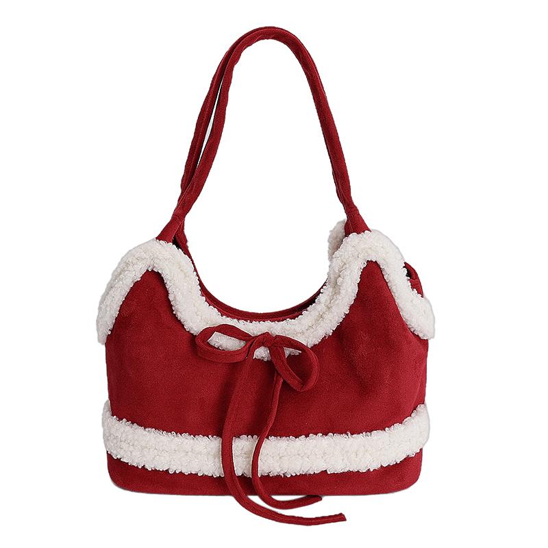 Fashi Simple Versatile Faux Suede Haspr Sweet Shoulder Bags 2026 High Quality Large Capacity Exquisite Women's Tote Bag