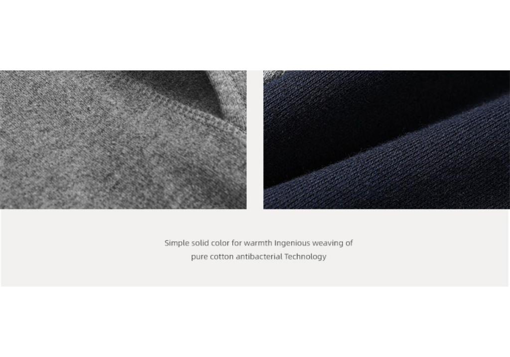 2025 Autumn/Winter Men's Cotton Antibacterial Base Layer Trousers - Mid-Aged Plus Size Warm Pants