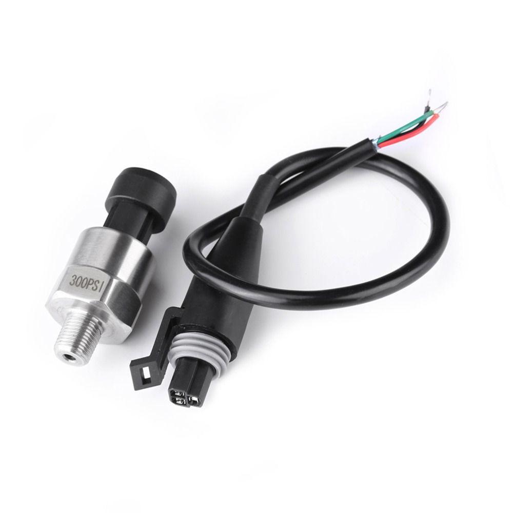 Stainless Steel Pressure Transducer 1/8 NPT Thread Connector Harness Pressure Sensor Pressure Transmitter Water Pressure