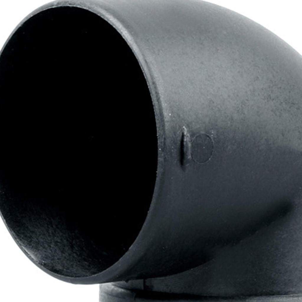 Auspuffrohr Winkelverbinder 60mm Professionell Ersetzend Hitzebeständig Schwarz Luftheizung