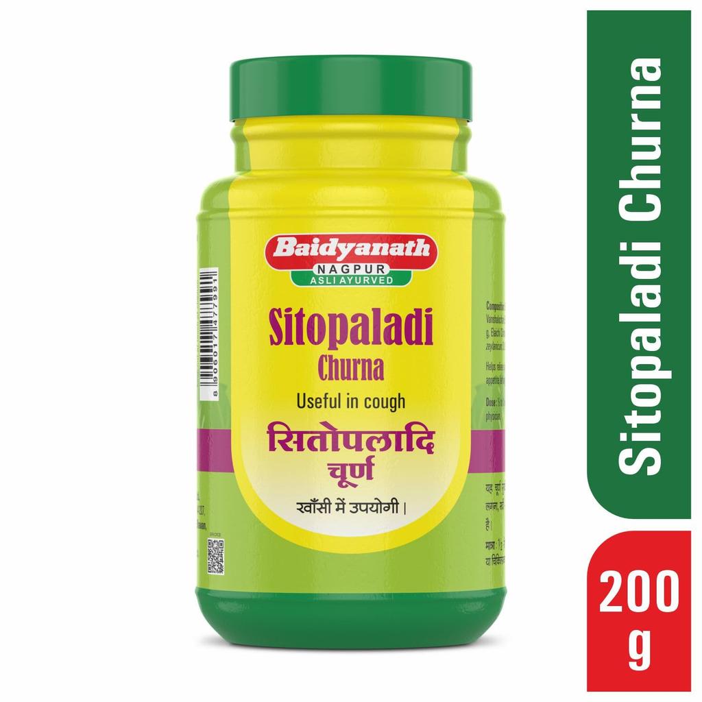Baidyanath Asli Sitopaladi Churna 200 G Ayurvedic Powder For Cough Relief And Respiratory Wellness
