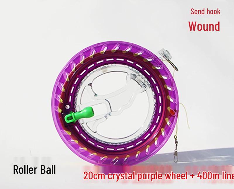 Weifang Crystalowy Kołowrotek do Latawca z Samoblokującym Kołem dla Dorosłych i Dzieci - Puste Wzornictwo Narzędzie do Puszczania Latawca