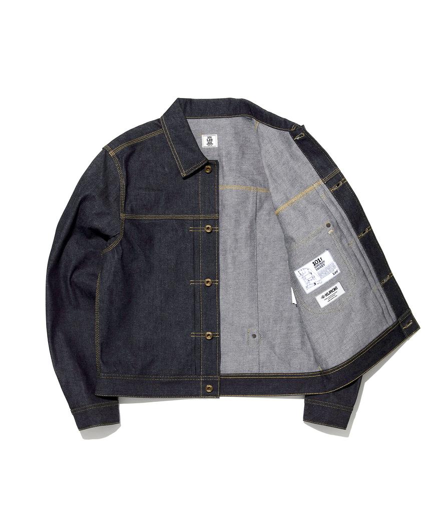 Lee [101St] Cowboy Kuroki Denim Jacket Indigo Raw