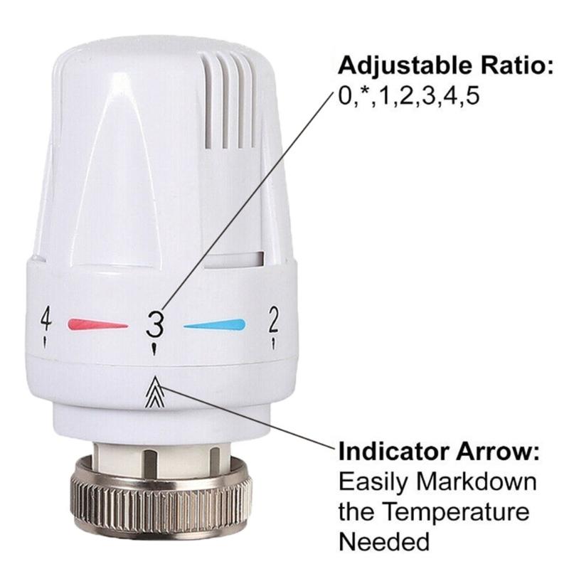 Thermostatic Radiator Valves Head Water Heating&Geothermal Control Valves