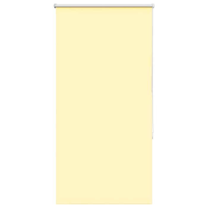 VidaXL Store enrouleur occultant jaune largeur du tissu 60,7 cm, store de jour et de nuit, store de cuisine, store enrouleur 4012031