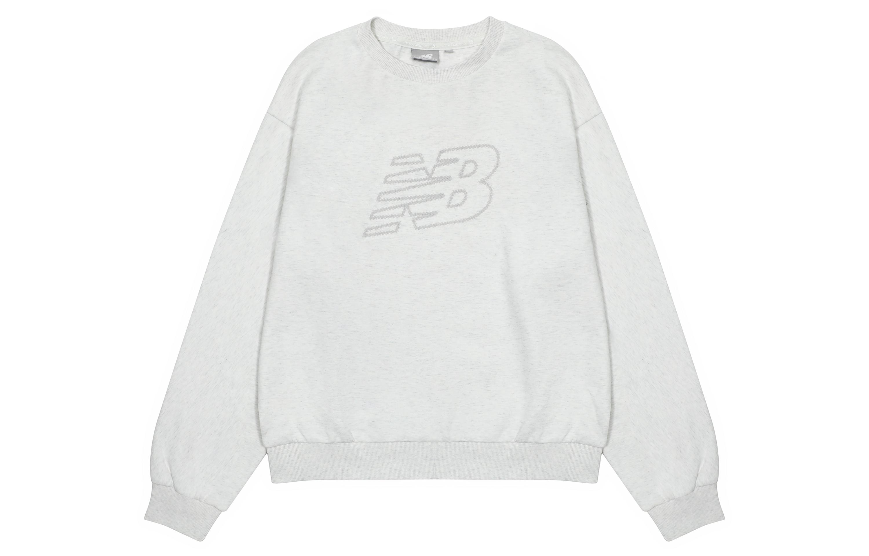 New Balance Sweatshirt Fall Winter Women s Gray 5CC39752-OA S