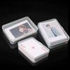 New Large Capacity Card Storage Box Dustproof Multifunctional Transparent Plastic Box with Lid Cards Storage Container