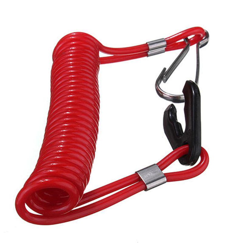 1PC Boat Motor Kill Stop Switch & Safety Tether Lanyard For Yamaha Outboard Motor Parts