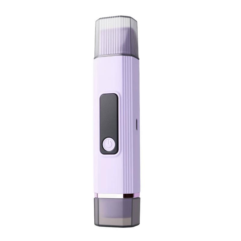 Depiladora eléctrica portátil de doble cabezal para mujer, afeitadora corporal recargable