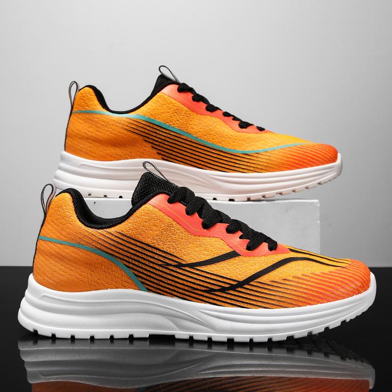 New running shoes for couples summer single Breathable professional racing student sports Ultralight sport