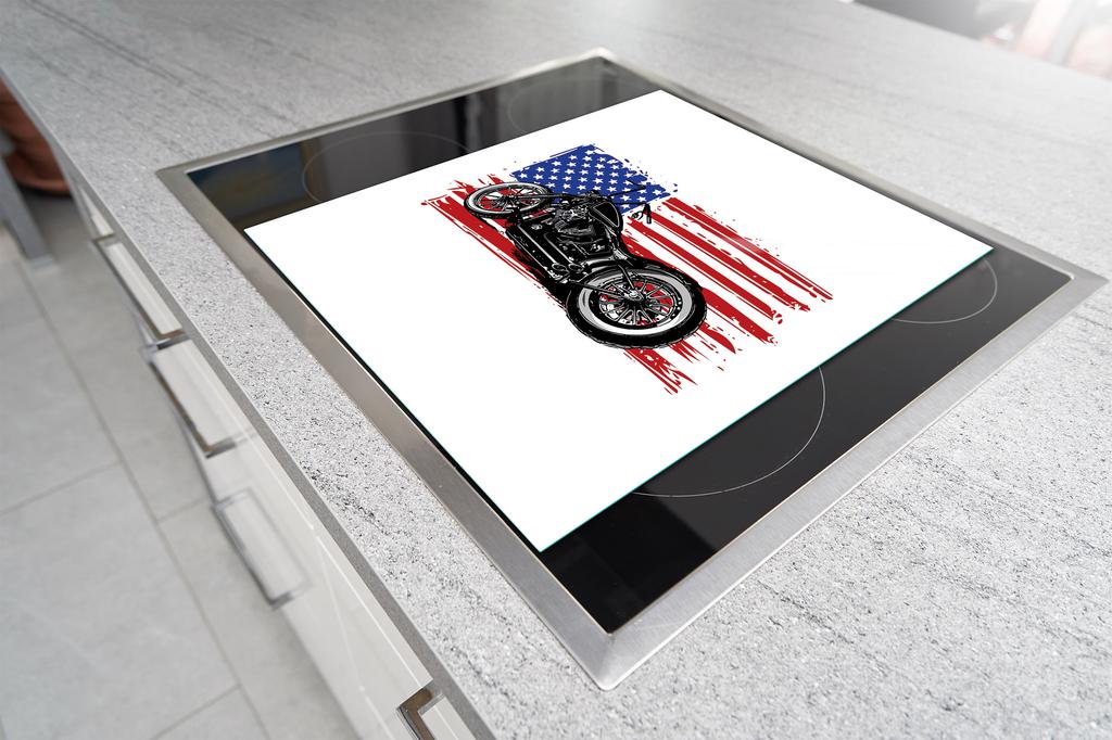 SZKLANA DESKA DO KROJENIA 45x52 MOTOCYKL