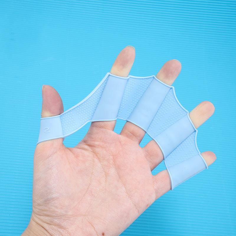 Youth Silicone Hand Paddles for Freestyle and Breaststroke Swimming, Food-Grade Material