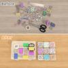Bead Organizer Box,Small Bead Organizers Storage Case Clear Bead Storage Containers for Bracelet Making DIY Jewelry Craft Nail