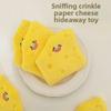 Brinquedos Criativos da Coleção de Comida de Queijo, Brinquedos de Pelúcia de Cachorro, Brinquedos Interativos de Autodiversão com Decriptação, Brinquedos de Farejar para Cachorro, Brinquedos para Gato