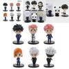 Authentic 6-piece Jujutsu Kaisen Pvc Figurine Set Toge Gojo Satoru Gojo Megumi Fushiguro Nobara Kugisaki Kechizu And Kokichi Muta 8cm Height