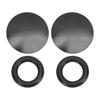 2pz Tappo Antipolvere Pedivella Bici Lega di Alluminio Anodizzato Tappo perno centrale per Pedivelle Hollow Integrate
