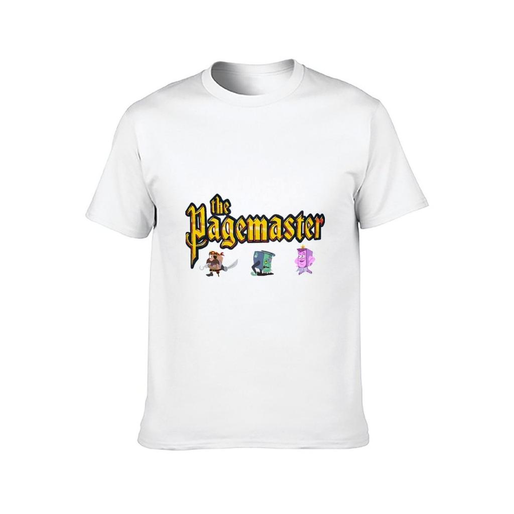 The Pagemaster Vintage Movie Cartoon Illustration Classic TShirt TShirt Man Tshirt TShirt
