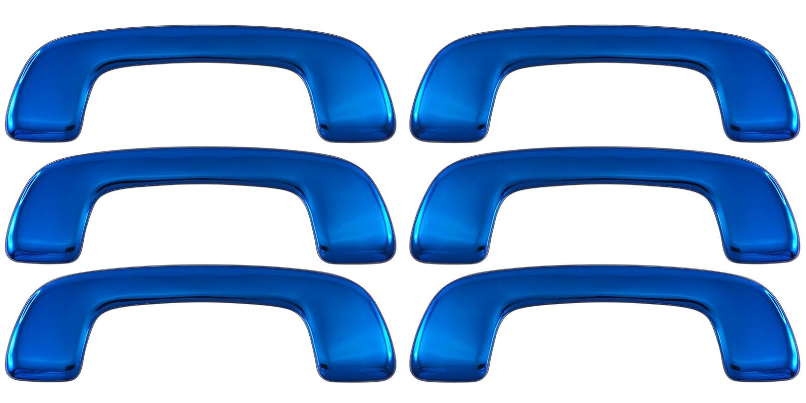 BRIGHTZ Freed Air GT Нержавеющая сталь Накладка на ручку-поручень Синяя 6 шт.