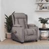 VidaXL Reclining Massage Armchair Taupe Fabric