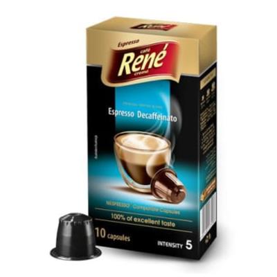 Cafernet Decaffeinated Nespresso Compatible Coffee Capsules 10 Capsules